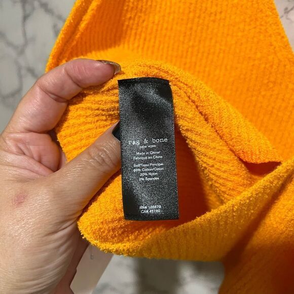 RAG & BONE Soleil Stretch Ribbed Bra Top - Picture 10 of 12